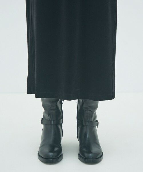 TOMORROWLAND / トゥモローランド ロング・マキシ丈ワンピース | コットンポリエステルベロア Vネックワンピース | 詳細7