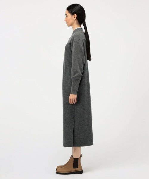 TOMORROWLAND / トゥモローランド ロング・マキシ丈ワンピース | ニットコンビジャージー ハイネックワンピース | 詳細2