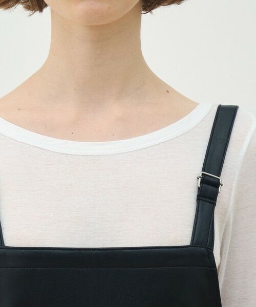 TOMORROWLAND / トゥモローランド サロペット・オールインワン | 【WEB先行予約】レザーライク サロペット | 詳細4