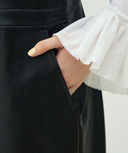 TOMORROWLAND / トゥモローランド サロペット・オールインワン | 【WEB先行予約】レザーライク サロペット | 詳細7