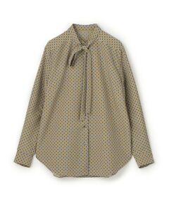 TOMORROWLAND / トゥモローランド シャツ・ブラウス（半袖以外） | コモンフラワープリント ボウタイブラウス