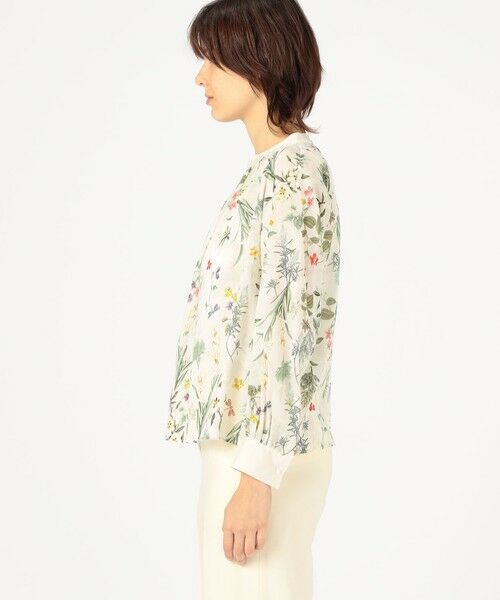 TOMORROWLAND / トゥモローランド シャツ・ブラウス（半袖以外） | インセクトパフュームプリント ネックギャザーブラウス | 詳細3