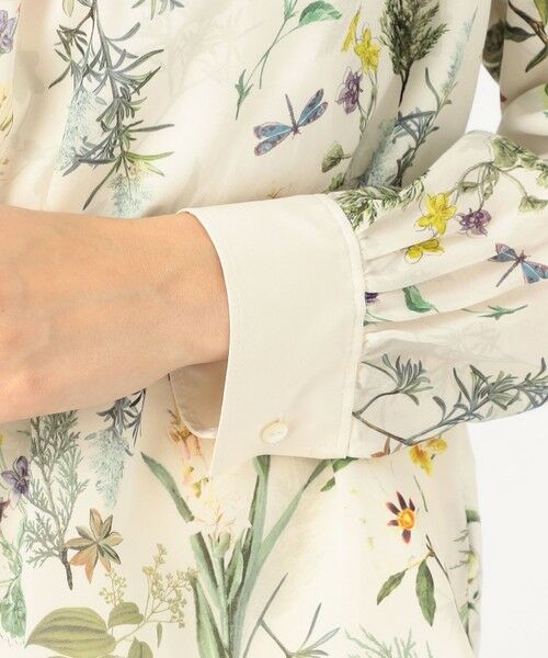 TOMORROWLAND / トゥモローランド シャツ・ブラウス（半袖以外） | インセクトパフュームプリント ネックギャザーブラウス | 詳細7