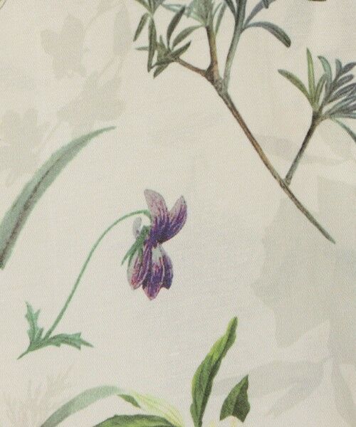 TOMORROWLAND / トゥモローランド シャツ・ブラウス（半袖以外） | インセクトパフュームプリント ネックギャザーブラウス | 詳細9