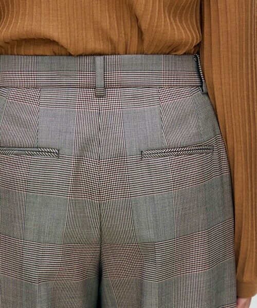 TOMORROWLAND / トゥモローランド その他パンツ | マルチグレンチェック ストレートパンツ | 詳細7