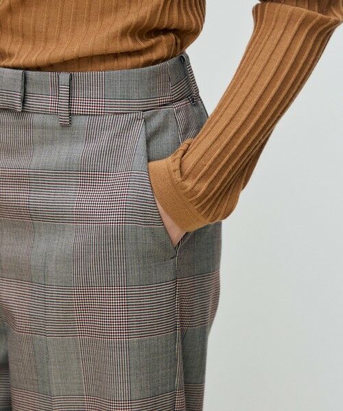 TOMORROWLAND / トゥモローランド その他パンツ | マルチグレンチェック ストレートパンツ | 詳細8