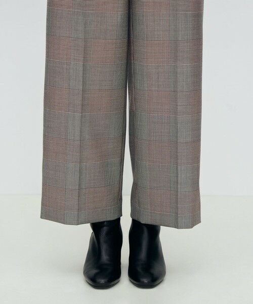TOMORROWLAND / トゥモローランド その他パンツ | マルチグレンチェック ストレートパンツ | 詳細9