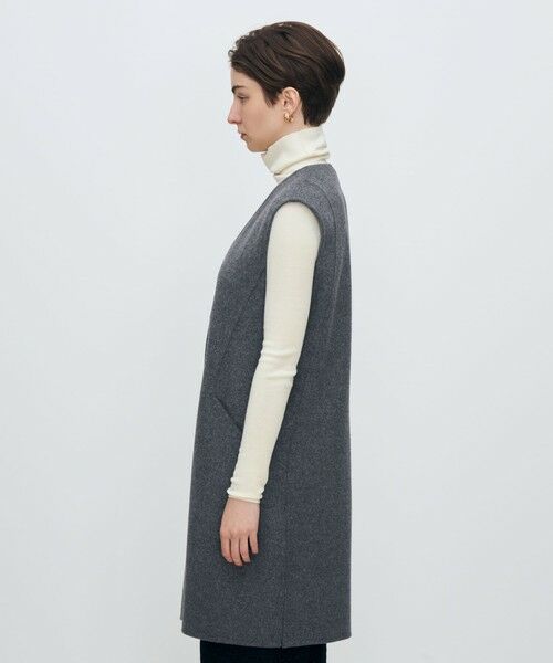 TOMORROWLAND / トゥモローランド ベスト | スーパーダブルフェイス Vカラージレ | 詳細3