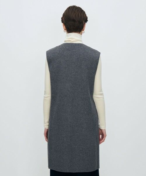 TOMORROWLAND / トゥモローランド ベスト | スーパーダブルフェイス Vカラージレ | 詳細4