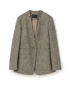 スライバーダイヤゴナル キザミカラージャケット