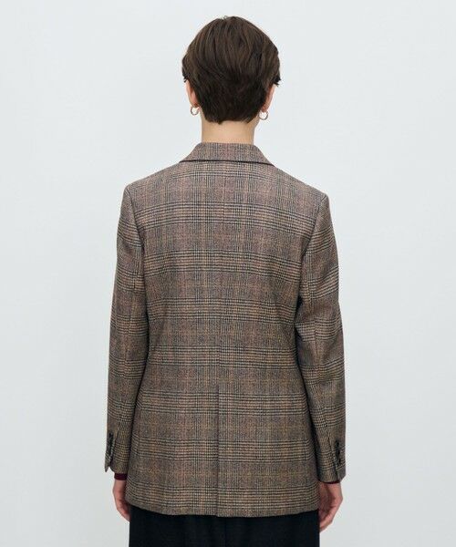 TOMORROWLAND / トゥモローランド テーラードジャケット | シックバーガンディー ダブルブレストジャケット | 詳細4