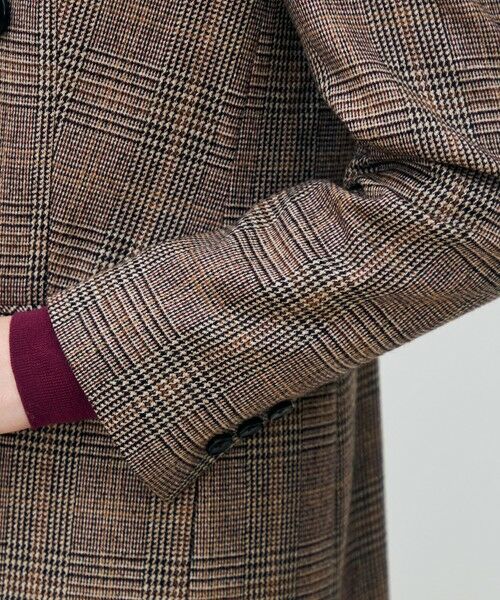 TOMORROWLAND / トゥモローランド テーラードジャケット | シックバーガンディー ダブルブレストジャケット | 詳細7