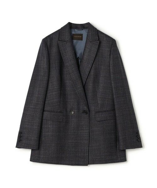 TOMORROWLAND/トゥモローランド SILK AIR ERICA ダブルブレストジャケット 68 ネイビー系 38(11号) TOMORROWLAND/トゥモローランド SILK AIR ERICA ダブルブレストジャケット 68 ネイビー系 38(11号)