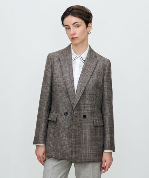 TOMORROWLAND / トゥモローランド テーラードジャケット | SILK AIR ERICA ダブルブレストジャケット | 詳細2