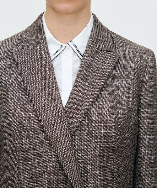 TOMORROWLAND / トゥモローランド テーラードジャケット | SILK AIR ERICA ダブルブレストジャケット | 詳細6