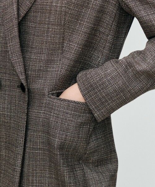 TOMORROWLAND / トゥモローランド テーラードジャケット | SILK AIR ERICA ダブルブレストジャケット | 詳細8