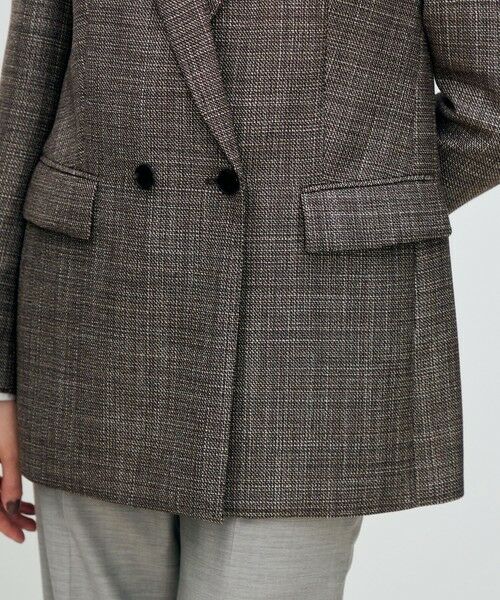 TOMORROWLAND / トゥモローランド テーラードジャケット | SILK AIR ERICA ダブルブレストジャケット | 詳細9