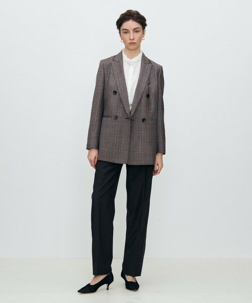 TOMORROWLAND / トゥモローランド テーラードジャケット | ZELANDER GLEN CHECK ダブルブレストジャケット | 詳細1