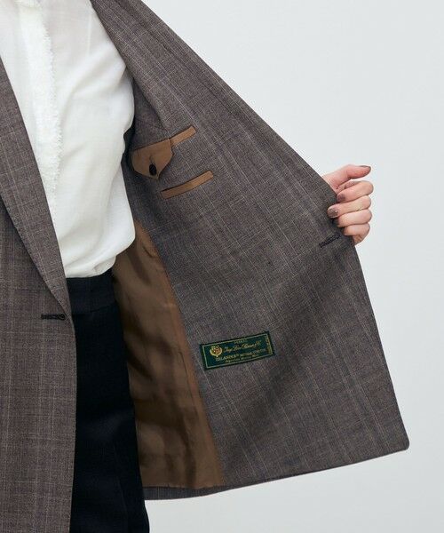 TOMORROWLAND / トゥモローランド テーラードジャケット | ZELANDER GLEN CHECK ダブルブレストジャケット | 詳細5