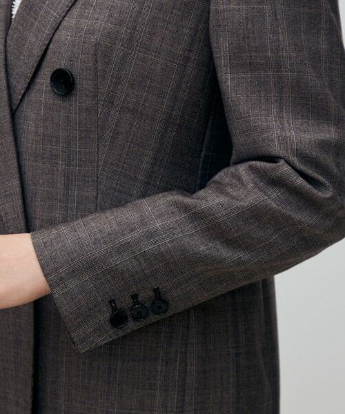 TOMORROWLAND / トゥモローランド テーラードジャケット | ZELANDER GLEN CHECK ダブルブレストジャケット | 詳細7