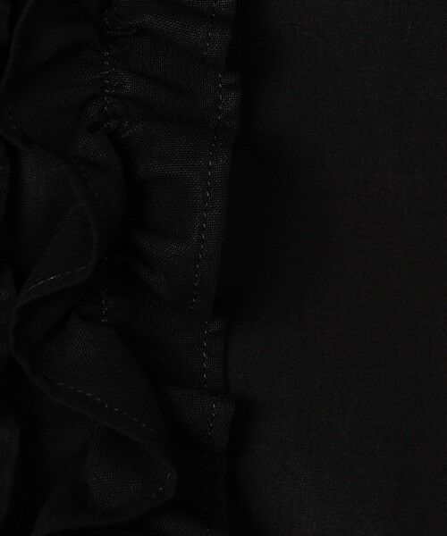 TOMORROWLAND / トゥモローランド シャツ・ブラウス（半袖以外） | ブラックコンビネーション ラッフルブラウス | 詳細8