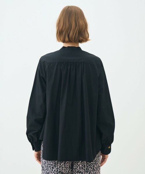 TOMORROWLAND / トゥモローランド シャツ・ブラウス（半袖以外） | ブラックコンビネーション ボウタイブラウス | 詳細4