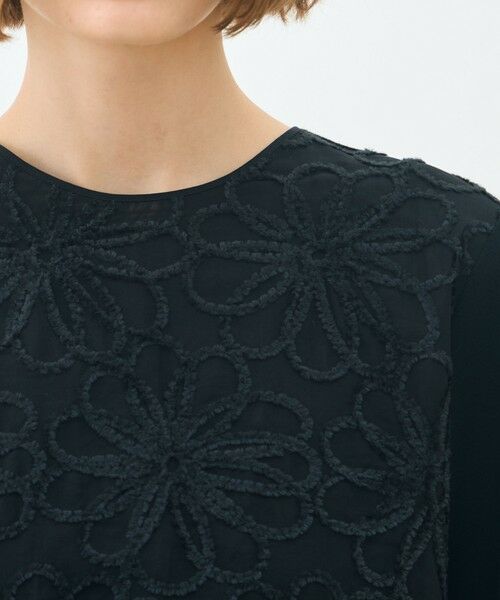 TOMORROWLAND / トゥモローランド シャツ・ブラウス（半袖以外） | ブラックコンビネーション カットソーコンビプルオーバー | 詳細5