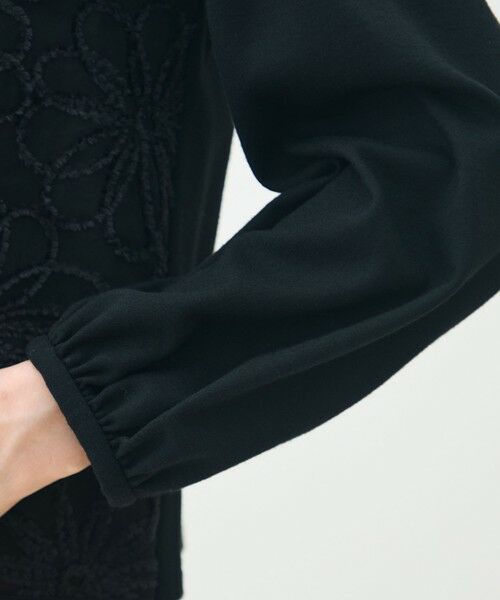 TOMORROWLAND / トゥモローランド シャツ・ブラウス（半袖以外） | ブラックコンビネーション カットソーコンビプルオーバー | 詳細7