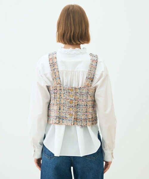 TOMORROWLAND / トゥモローランド その他トップス | ファンシーヘリンボーン スクエアトップス | 詳細4