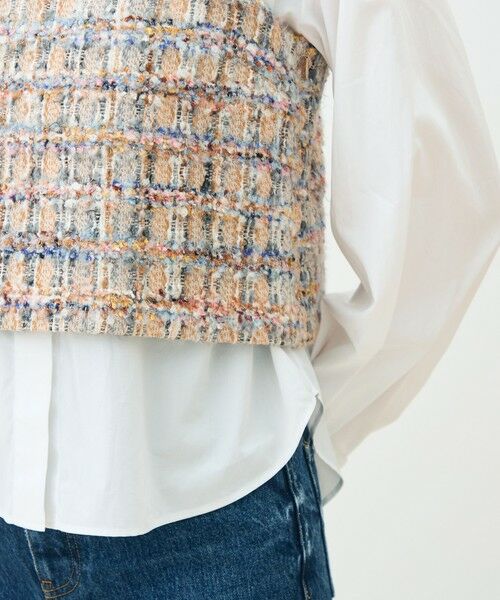 TOMORROWLAND / トゥモローランド その他トップス | ファンシーヘリンボーン スクエアトップス | 詳細7