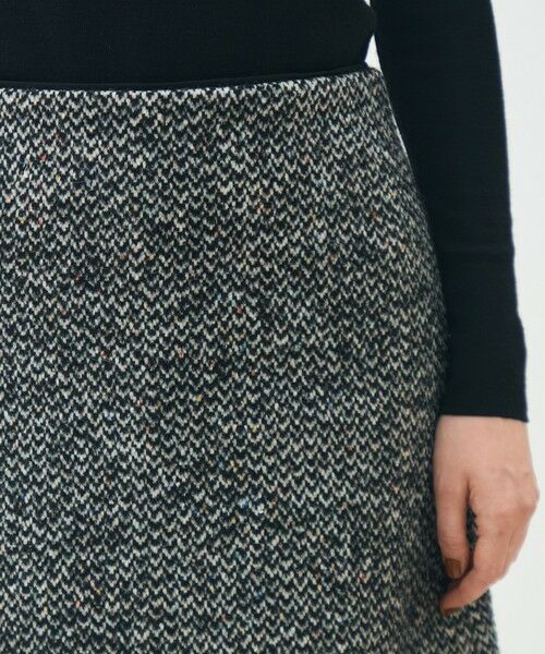 TOMORROWLAND / トゥモローランド ミニ・ひざ丈スカート | カラーネップホームスパン トラペーズミニスカート | 詳細5