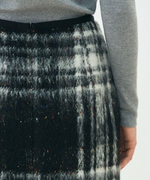 TOMORROWLAND / トゥモローランド ミニ・ひざ丈スカート | カラーネップチェック タイトストレートスカート | 詳細6