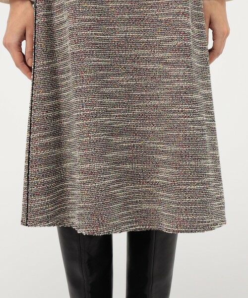 TOMORROWLAND / トゥモローランド ミニ丈・ひざ丈ワンピース | ファンシーニット フロンタブルドレス | 詳細7