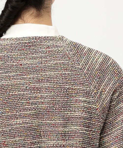 TOMORROWLAND / トゥモローランド ノーカラージャケット | ファンシーニット ペプラムジャケット | 詳細7