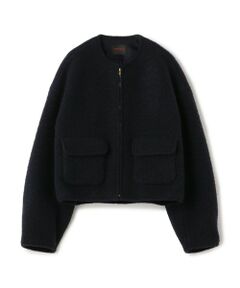 TOMORROWLAND / トゥモローランド ブルゾン | シープニット ジップアップブルゾン