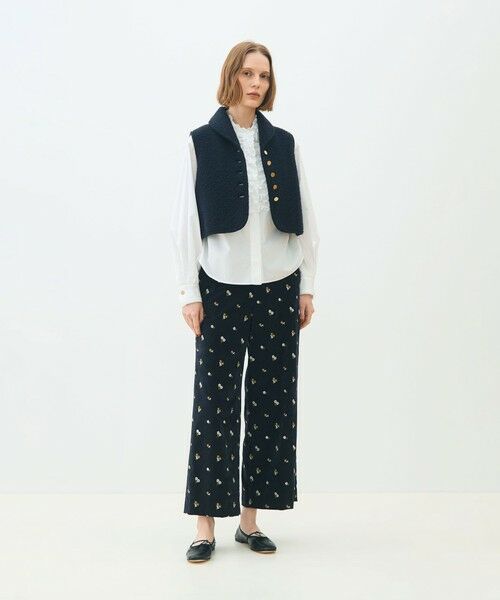 TOMORROWLAND / トゥモローランド ベスト | シープニット ショールカラージレ | 詳細1