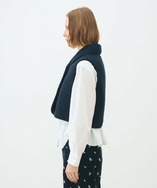 TOMORROWLAND / トゥモローランド ベスト | シープニット ショールカラージレ | 詳細3