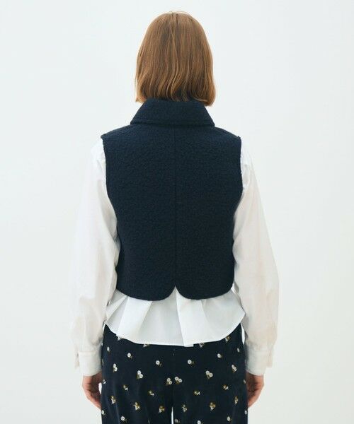 TOMORROWLAND / トゥモローランド ベスト | シープニット ショールカラージレ | 詳細4
