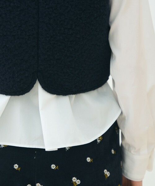 TOMORROWLAND / トゥモローランド ベスト | シープニット ショールカラージレ | 詳細9