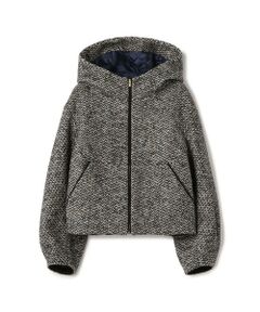 TOMORROWLAND / トゥモローランド ブルゾン | カラーネップホームスパン フーデットブルゾン