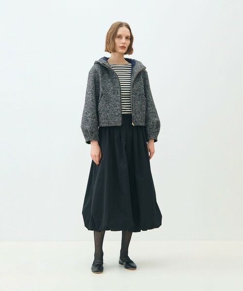 TOMORROWLAND / トゥモローランド ブルゾン | カラーネップホームスパン フーデットブルゾン | 詳細1