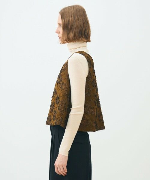 TOMORROWLAND / トゥモローランド ベスト | フローラビーストレッチ トラペーズジレ | 詳細3