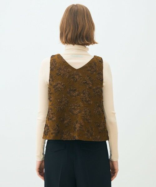 TOMORROWLAND / トゥモローランド ベスト | フローラビーストレッチ トラペーズジレ | 詳細4