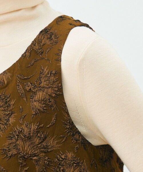 TOMORROWLAND / トゥモローランド ベスト | フローラビーストレッチ トラペーズジレ | 詳細7