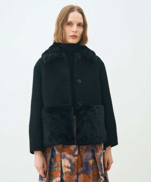 TOMORROWLAND / トゥモローランド その他アウター | クロッシュウール チェンジカラージャケット | 詳細2