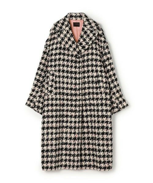 TOMORROWLAND/トゥモローランド エクラハウンドトゥース グレースコート 18 ブラック系 36(9号) TOMORROWLAND/トゥモローランド エクラハウンドトゥース グレースコート 18 ブラック系 36(9号)