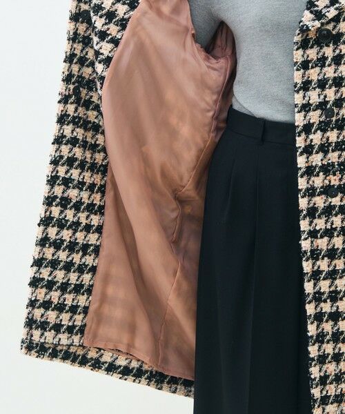TOMORROWLAND / トゥモローランド その他アウター | エクラハウンドトゥース グレースコート | 詳細4