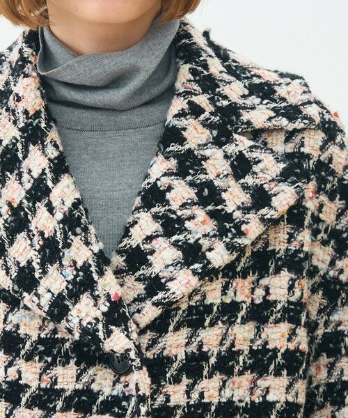 TOMORROWLAND / トゥモローランド その他アウター | エクラハウンドトゥース グレースコート | 詳細5