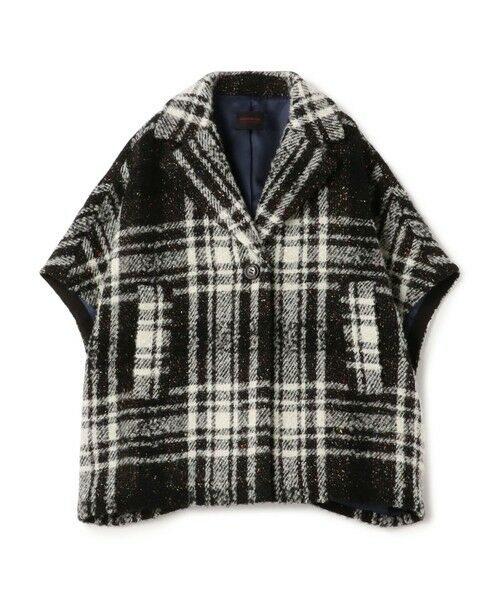 TOMORROWLAND / トゥモローランド その他アウター | カラーネップチェック ジレクローク(18 ブラック系)