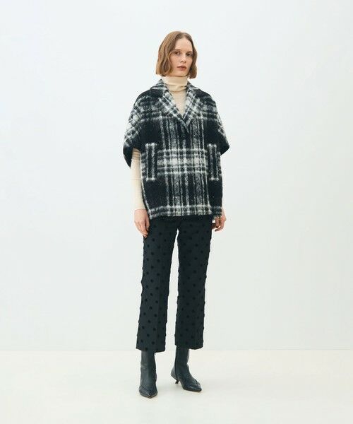 TOMORROWLAND / トゥモローランド その他アウター | カラーネップチェック ジレクローク | 詳細1